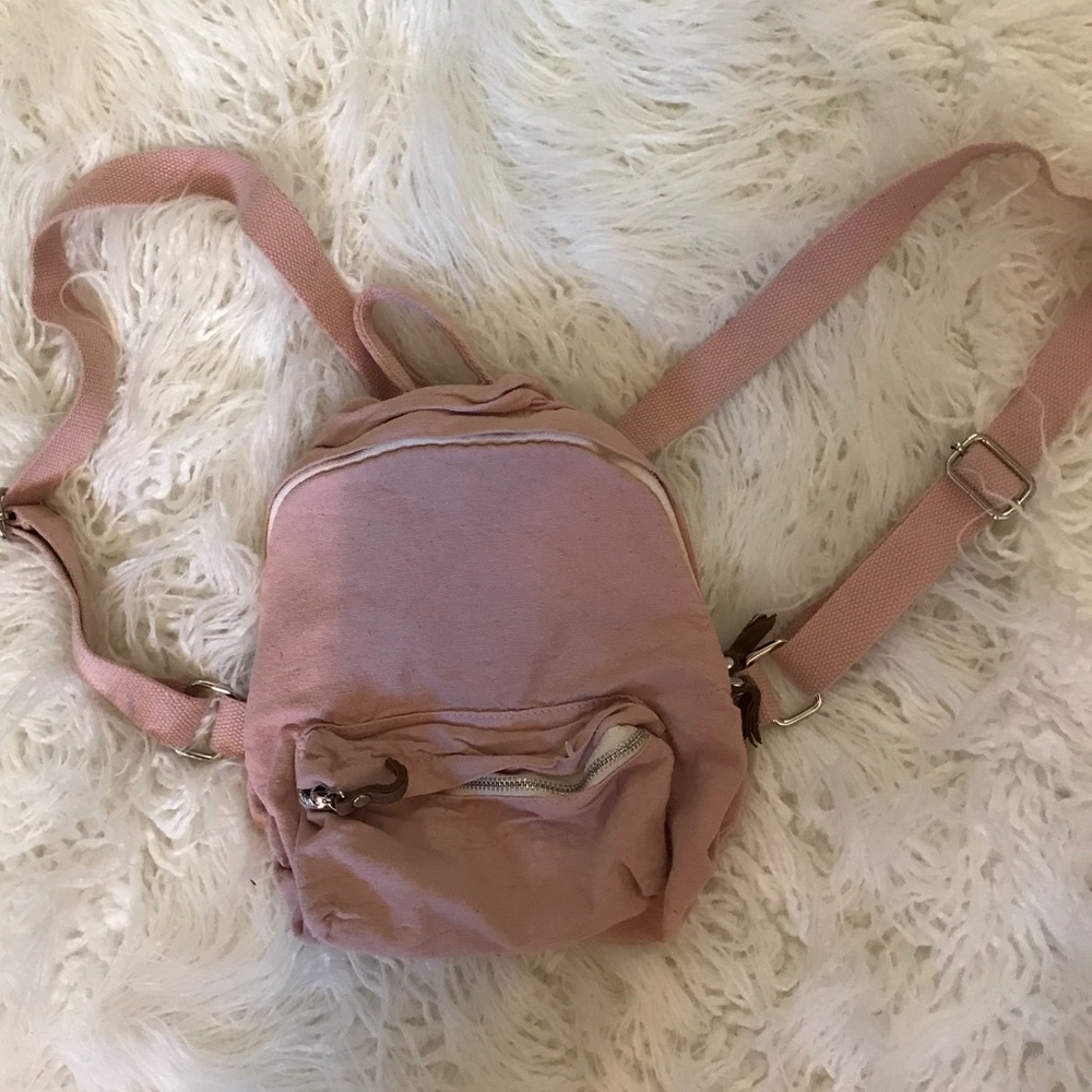 Small pink Brandy Melville backpack